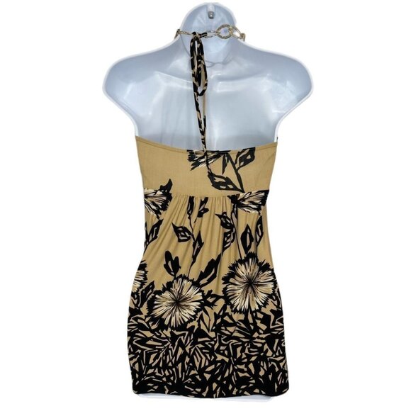 Y2k Mustard Yellow Halter Top - Picture 3 of 4